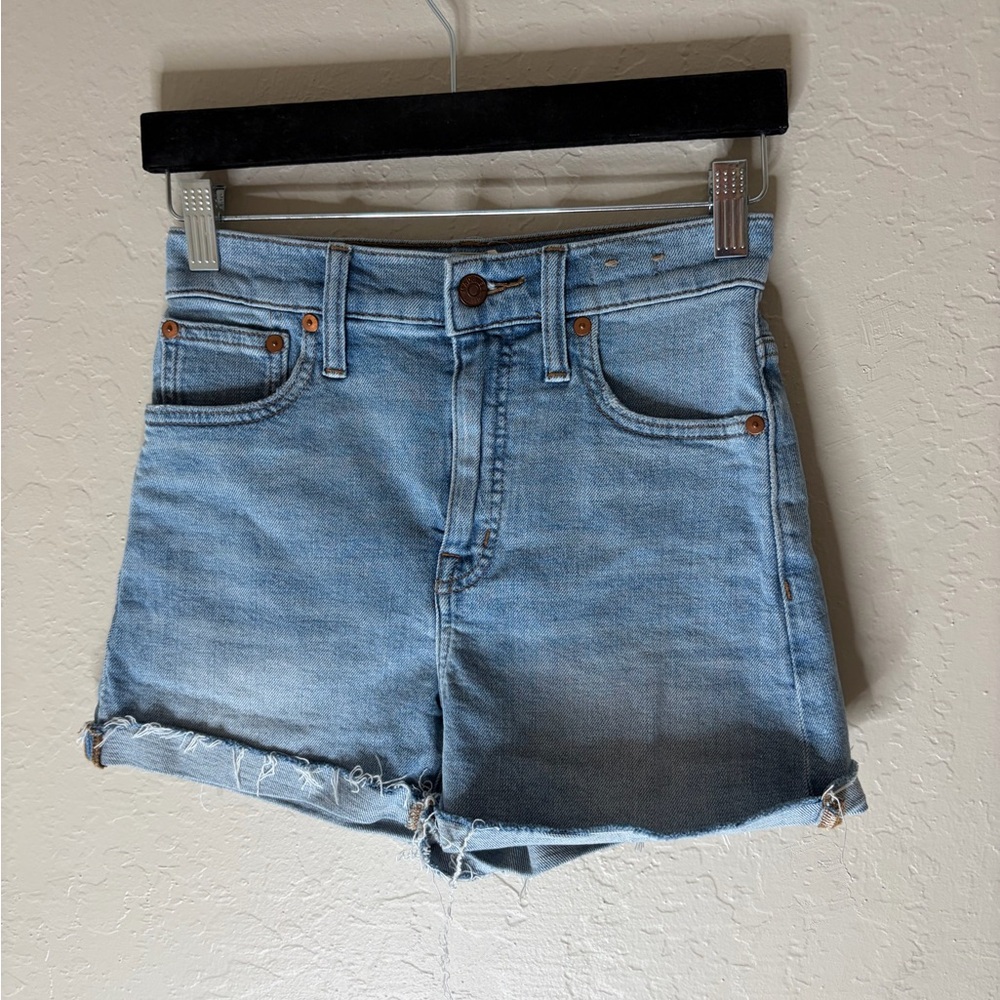 Madewell Light Blue Jean Shorts